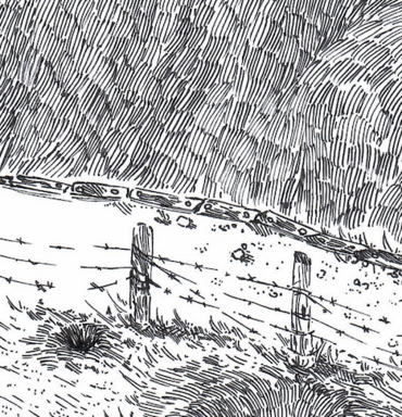 Bildausschnitt: Weichselbaum, Anton: Schutt. Graphic Novel, ABA 2025/26, Borg 3, Wien. Graphic_Novel_2